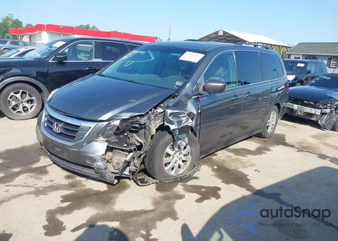 2010 Honda Odyssey Ex-L z USA, uszkodzony, nr VIN 5FNRL3H62AB011318